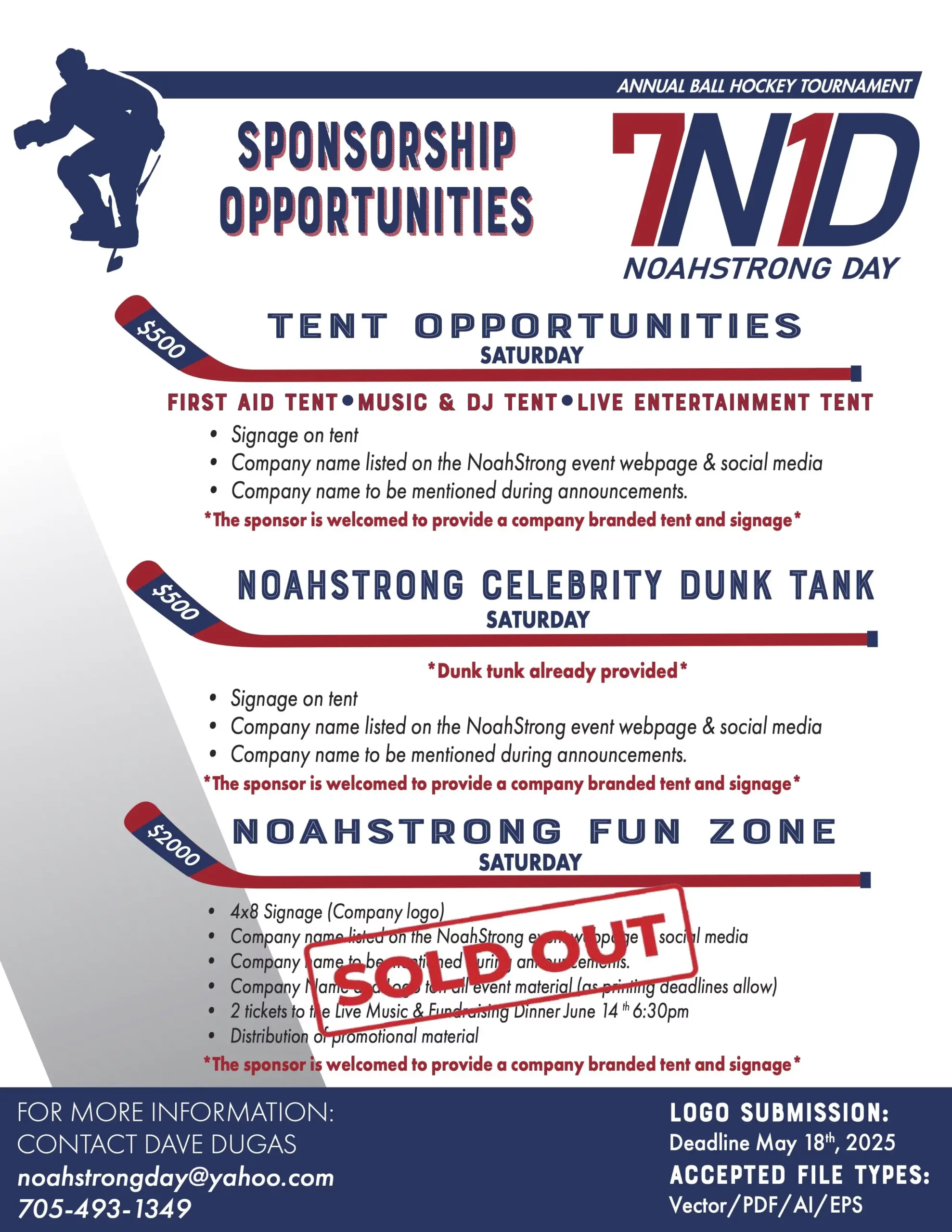 Sponsor Opportunities Tents