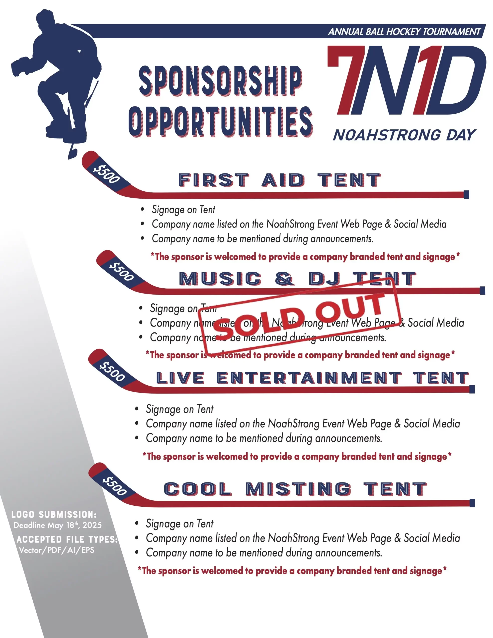 Sponsor Opportunities Tents 2